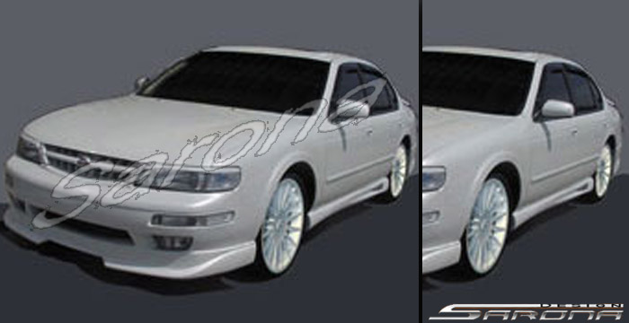 Custom Nissan Maxima  Sedan Side Skirts (1995 - 1999) - $399.00 (Part #NS-039-SS)